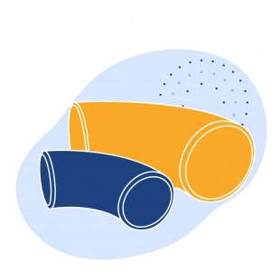 Колено стальное ДУ 80 мм 20Х3МВФ ГОСТ 22798-83