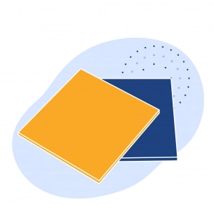 Лист с полимерным покрытием ПЭ 1.3 мм ГОСТ 34180-2017