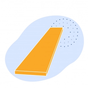 Медная шина (полоса) электротехническая 40x4 мм ШММ ГОСТ 434-78