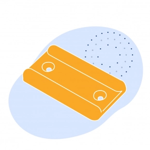 Подпятник 1x0.10 мм ПАК ГОСТ 8898-78