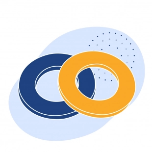 Шайба плоская нержавеющая 105 мм AISI 304 DIN 125