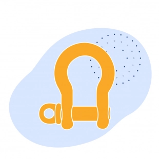 Скоба такелажная 25 Кн