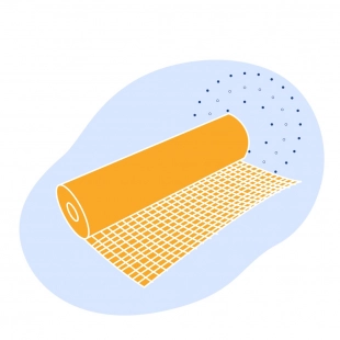 Стальная штукатурная сетка 2.5х0.4 мм Ст20 ГОСТ 3826-82