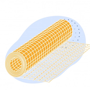Стальная сварная сетка полимерная 50x50 мм ГОСТ 23279-2012