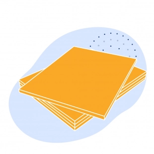 Текстолит листовой электротехнический 5 мм Б ГОСТ 2910-74