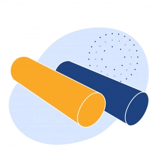 Текстолит стержневой 70x1000 мм ГОСТ 5385-74