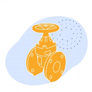 Титановый клапан запорный сальниковый ДУ 50 мм РУ 40 кгс/см2 ГОСТ 9697-87