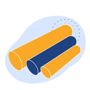 Труба ПНД водопроводная 450х21.5 мм SDR 21 ПЭ 80 ГОСТ 18599-2001