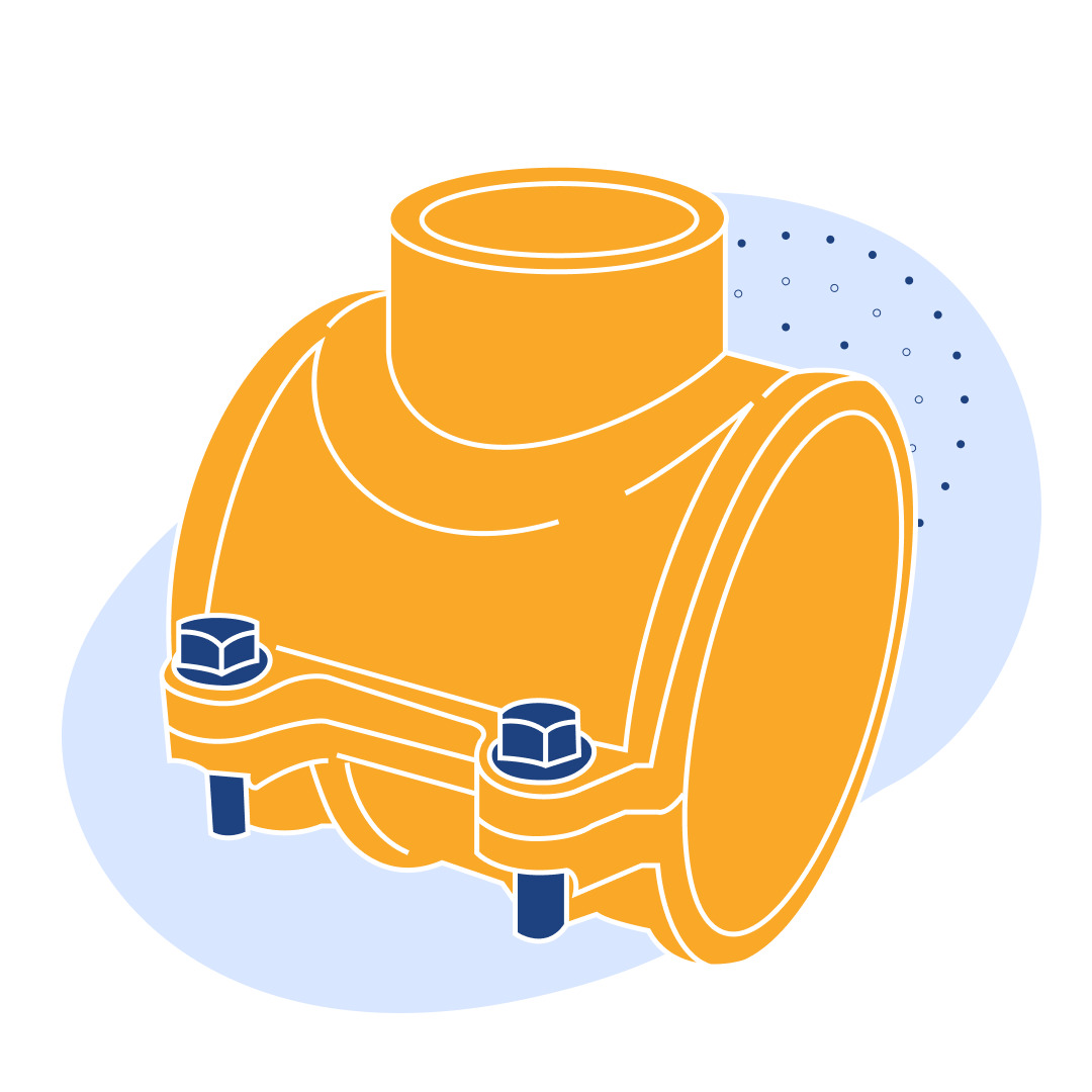 Седелка чугунная Ду 200 мм ГОСТ 5525-89