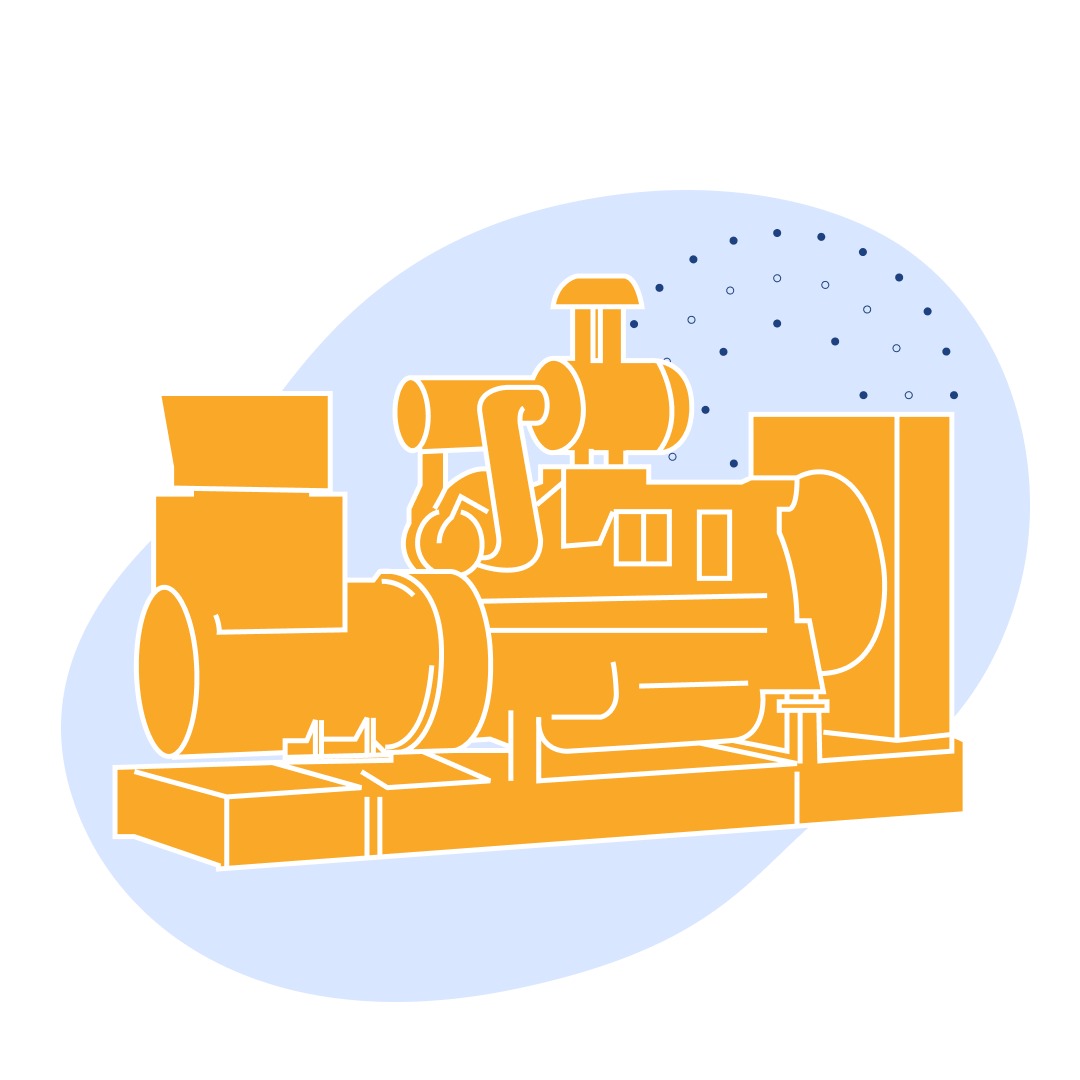 Дизель-генераторная установка 3012 series 1500 об/мин 1200 кВт