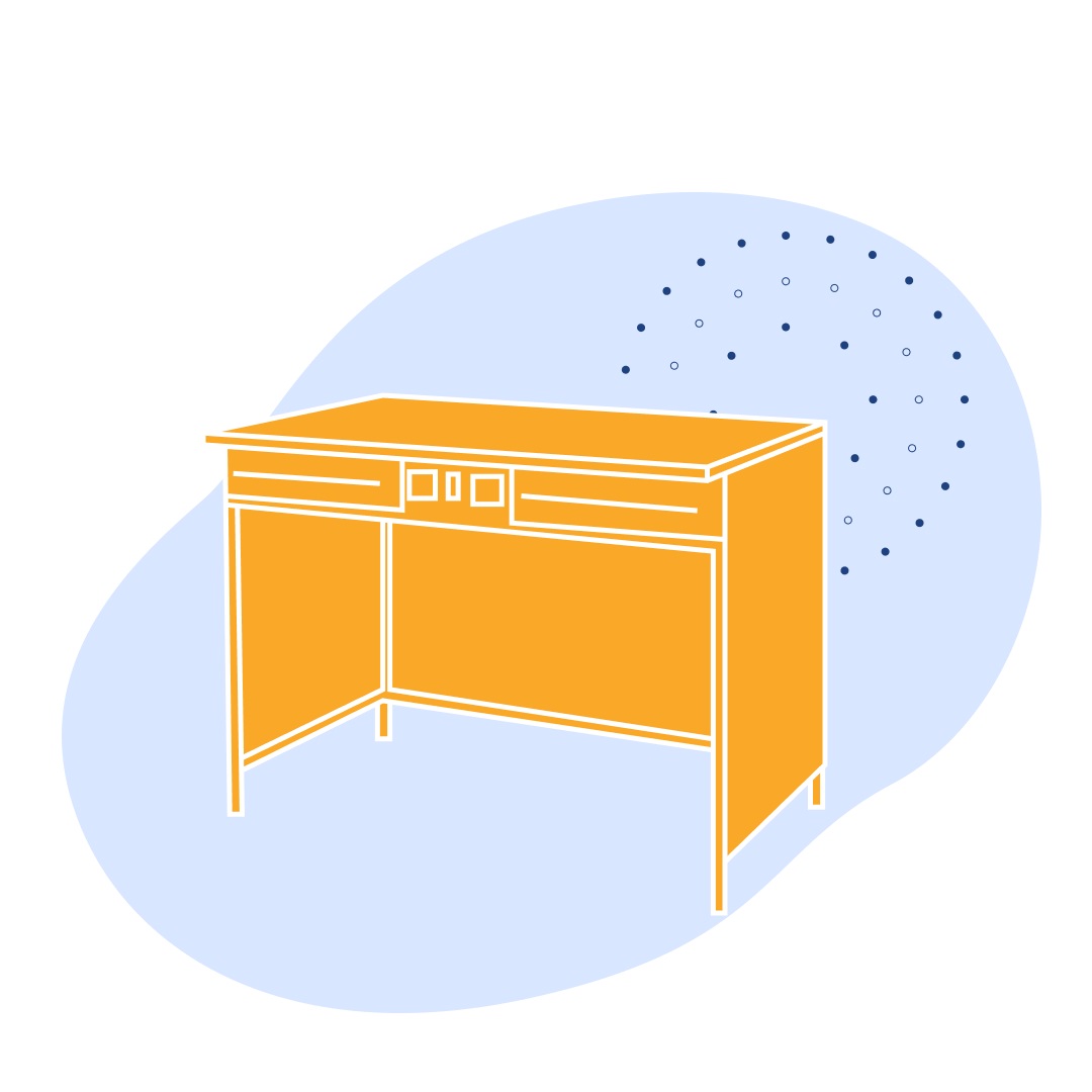 Стол лабораторный электрифицированный Столешница - TRESPA TopLab ЛАБ-1200 ЛТЭ 1200х600х850 мм