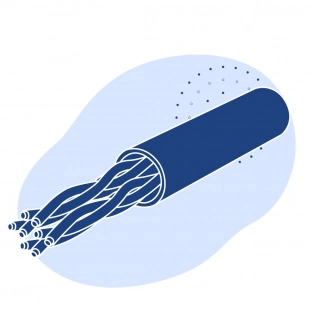 Кабель связи бронированный 150 пар 0.5 мм ТППэпБГ ГОСТ 31943-2012