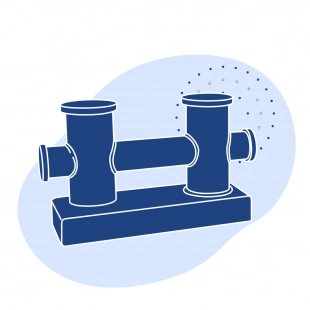 Кнехт крестовой литой 180 мм ГОСТ 11265-73