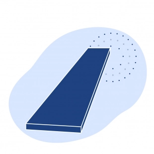 Медная шина (полоса) электротехническая 40x4 мм ШММ ГОСТ 434-78