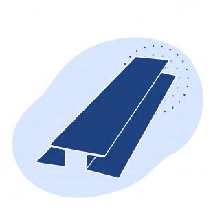 Н-образный профиль стальной 369х360х18 мм 17Г1С ГОСТ Р 57837-2017