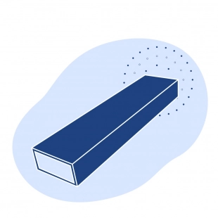 Труба стальная профильная прямоугольная 100х60х4х6000 мм Ст3Пс/Сп ГОСТ 8645-68
