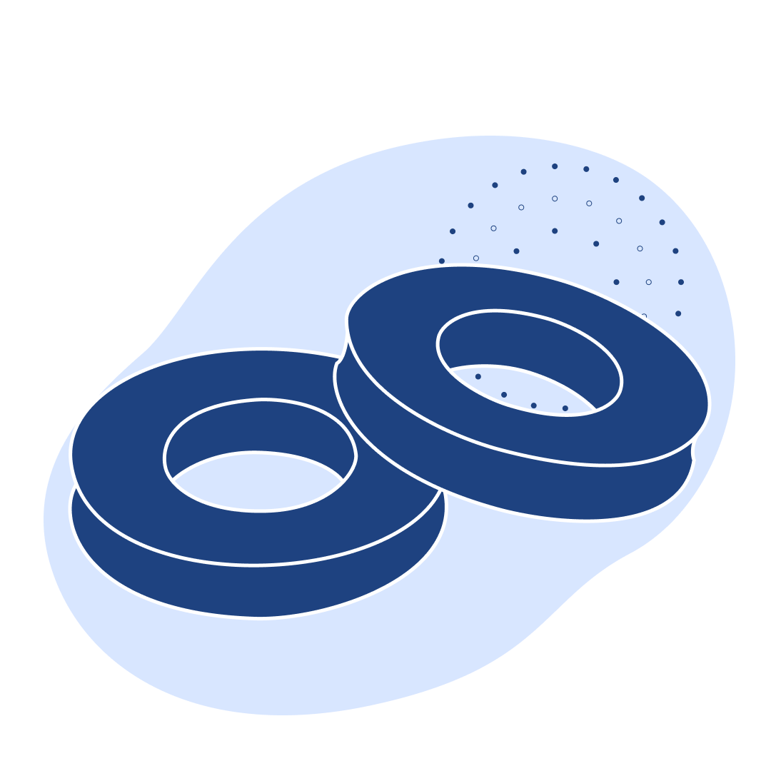 Резиновая прокладка ДУ 150 мм