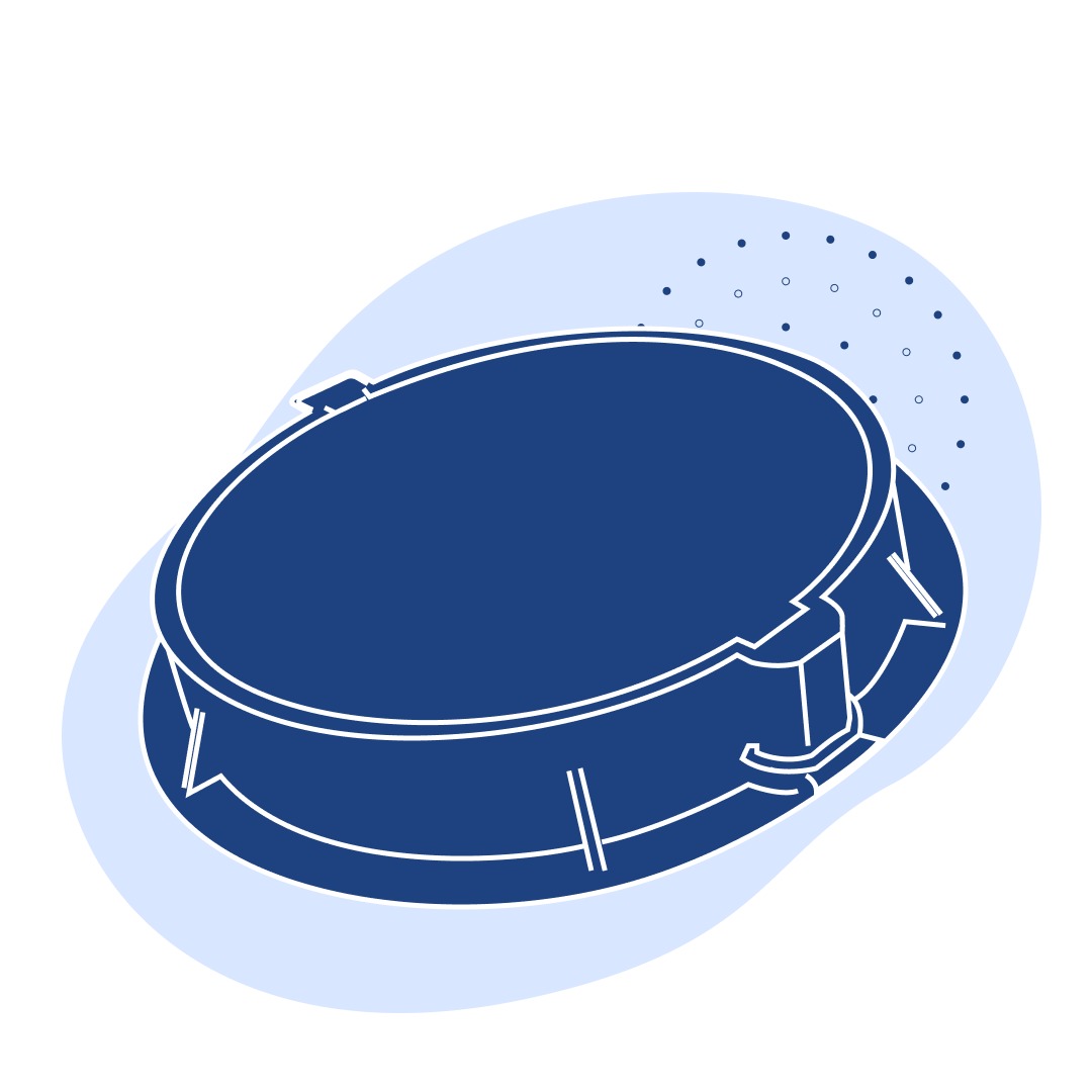 Люк сверхтяжелый 680x550x110 мм 99 кг